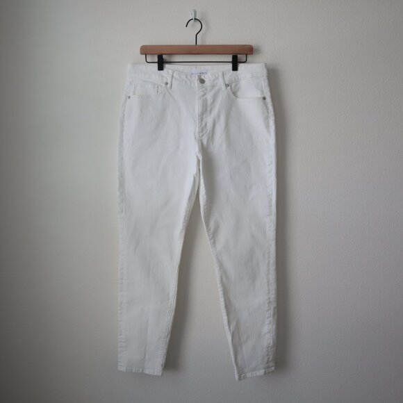 LOFT White Curvy Skinny Jeans | 32/14 - Picture 3 of 9